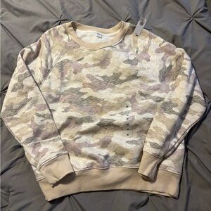 New camo crewneck